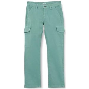 s.Oliver Junior Jongens Cargo Broek, Pete Straight Leg Blue 128, blauw, 128 cm