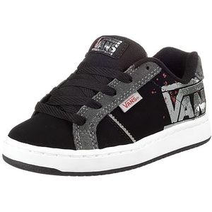 Vans Y WIDOW VDE20XN, uniseks sneakers voor kinderen, Zwart Sprayed Black, 34 EU