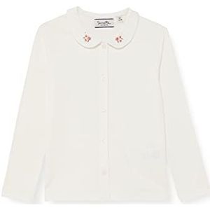 Sanetta Beige blouse voor babymeisjes, ivoor, 56 cm