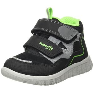 Superfit Sport7 Mini Baby - jongens Sneaker, zwart, groen 0000, 20 EU