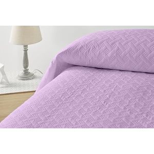 Degrees home Glad, sprei voor 90 cm bed, lente, zomer, 180 x 260 cm, lila