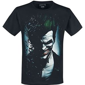 DC Comics M101-T-Shirts T-shirt, Zwart, S Heren, Zwart, S