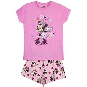 CERDÁ LIFE'S LITTLE MOMENTS Minnie Mouse pyjama van katoen, 100% uit 2 delen (pyjamabroek + bovenstuk), officiële licentie van Disney, roze, normaal