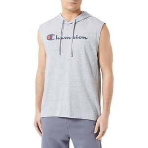 Champion Legacy Icons SS24 Capuchontrui S/L Tanktop met capuchon, lichtgrijs, L, Lichtgrijs, L