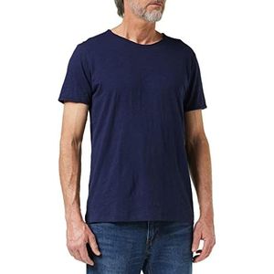 SELECTED HOMME Heren T-shirt Crew Neck, Maritieme blauw., M