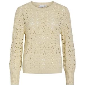 Vipalua L/S ronde hals gebreide top, berk, M