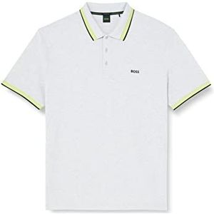 BOSS Paddy heren Polo Shirt,Licht/Pastel Grey56,M