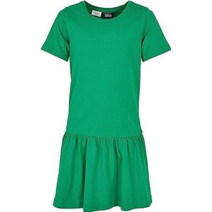 Urban Classics Girl Valance Tee Dress Damesjurk, groen, basics, casual wear, streetwear, Bodegagreen, 146/152 cm