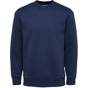 Selected Homme Sweatshirt voor heren, gebreid, navy blazer, M