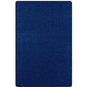 Hanse Home tapijt Nasty laagpolig woonkamertapijt kinderkamertapijt zacht (160x240 cm, 100%, polypropyleen, onderhoudsvriendelijk, geschikt voor vloerverwarming), uni donkerblauw, 160 cm x 240 cm