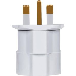 UK-stekker naar Schuko 13A-adapter, perfect voor het veilig aansluiten van apparaten - ideaal voor onderweg en thuis - onbeperkt aansluiten!