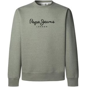Pepe Jeans - Macbeth - Sweatshirt - Groen - Col Rond - 55% Katoen 45% Polyester