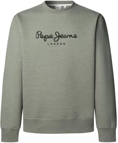 Pepe Jeans - Macbeth - Sweatshirt - Groen - Col Rond - 55% Katoen 45% Polyester