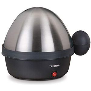 Tristar EK-3076 Eierkoker – Geschikt Voor 7 Eieren – 350 Watt -RVS - Zwart