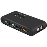 LEAGY - USB 7.1 - Externe Geluidskaart - 8-Kanaals - Tot 8 Luidsprekers - Dynamisch 3D Surround Sound