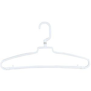 Rayen 2151 kleerhanger, antislip groeven, wit
