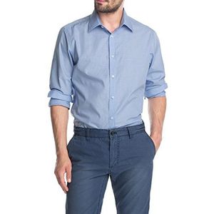 ESPRIT Collection Zakelijk hemd heren - blauw - Medium
