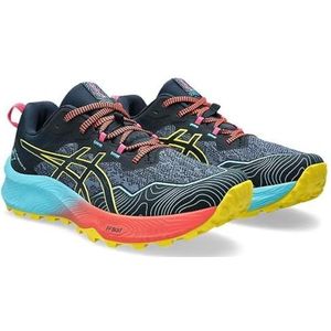 ASICS Gel-Trabuco 11 Sneakers voor heren, French Blue Vibrant Yellow, 39 EU