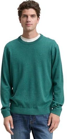 Tom Tailor - Regular Fit - Pullover - Effen - Puur Katoen