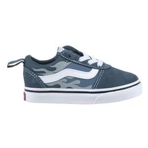 Vans Tonal Flames Unisex Kinder Ward Slip-on Basketbal, Blauw/Wit, 28 EU, Tonal Flames Blauw Wit, 28 EU