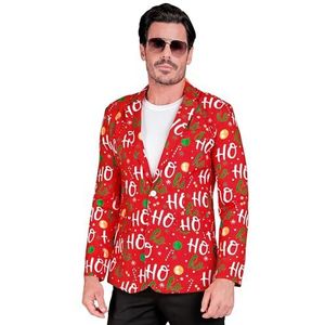 Widmann - Party Fashion Jacket Merry Christmas, rood, kerstoutfit, kerstfeest