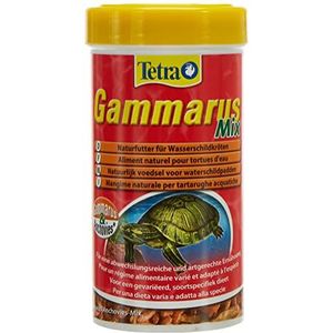 Tetra Gammarus Mix (natuurvoer met bachflohkreeft en anchovies voor waterschildpadden), 250 ml blik