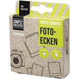 Hama Zelfklevende Fotohoeken, Transparant/Wit, 500 stuks