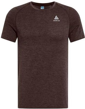 Odlo Crew Essential Seamless T-shirt Met Korte Mouwen Bruin Man