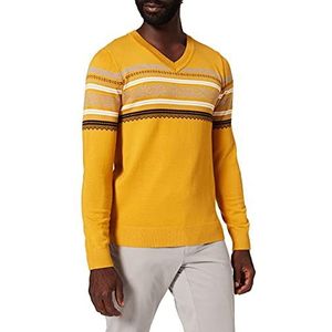 MO Heren 144034_Meerkleurig_L_14409769 Gebreide trui, L, Meerkleurig, L