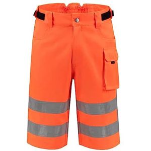 Tricorp 503006 Safety RWS - EN ISO 20471 korte werkbroek, 80% polyester/20% katoen, 280 g/m², fluororanje, maat 66