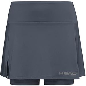 HEAD Dames Club Basic Skort, antraciet, groot