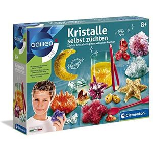 Clementoni - Galileo Science Automatische kristallen voor schriftelijke informatie, speelgoed 8 jaar, kleurrijke experimenten voor kinderkamer, kleur meerkleurig, 59116