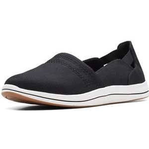 Clarks Breeze Step II instappers voor dames, Zwart, 5 UK Narrow