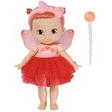 BABY born 4001167831823 Storybook Fairy Poppy Poppy-18cm Fluttering Wings-Includes Doll, Wand, Stand, Backdrop and Picture Booklet-Suitable for Children Aged 3+ years-831823