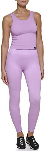 Dames DKNY Twill Naadloos Scoop Vest in Multi kleur