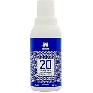 Valquer Profesional Oxidizer Eau Oxygenate Crème 20 Vol 6% voor kleurstoffen, permanente haarverf, 75 ml