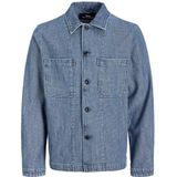 R.d.d. royal denim division Heren Rddross Structuur Jacket, Blue Denim, L, Denim Blauw, L
