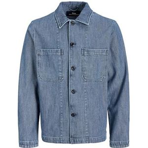 R.d.d. royal denim division Heren Rddross Structuur Jacket, Blue Denim, L, Denim Blauw, L