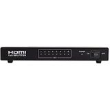 HDMI Splitter 1.4 Premium 4Kx2K, 1x8 8 HDMI-poorten 1080P HDCP 1.3, 3D 4K Blue-Ray