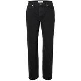 Jeans - Mid-waist Straight Fit - 5-pocket model - Relaxed Fit