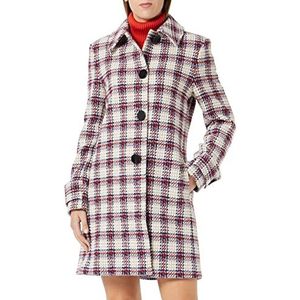 Sisley Womens 2EJFLN01O Wool Blend Coat, Multicolor Beige 902, 38