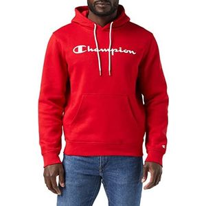 Champion Legacy Classic Logo Sweatshirt met capuchon voor heren, rood [rood] M, rood - [rood], M