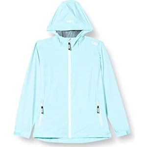 CMP Wind- en waterdichte regenjas voor meisjes, Wp 10.000 KID G JACKET FIX HOOD