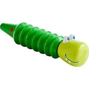 HABA 306695 - zuigerfluit krokodil, klankspeelgoed vanaf 2 jaar, made in Germany, groen