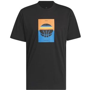 adidas Heren Another Bucket Graphic T-Shirt, black, XXL