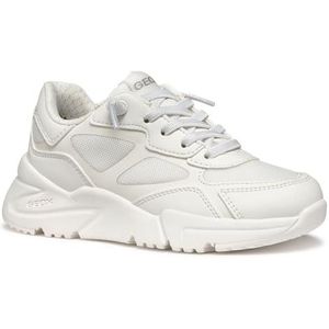 Geox J Loftus Girl B Sneakers voor meisjes, Wit, 27 EU