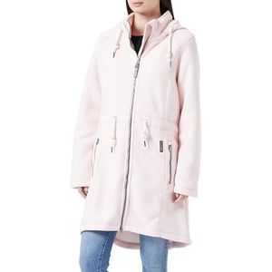 boundry Dames Fraully gebreide fleece mantel, roze gemêleerd, XL