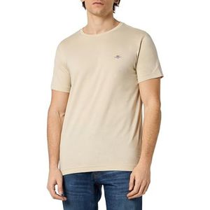Slim Shield SS T-shirt, zijdeachtig beige, L