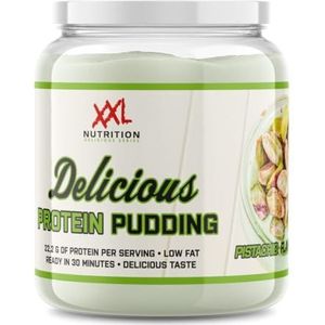 XXL Nutrition - Delicious Protein Pudding - Eiwitrijke Snack & Dessert - ProteÃ¯ne: 22 Gram - Pistache - 440 Gram