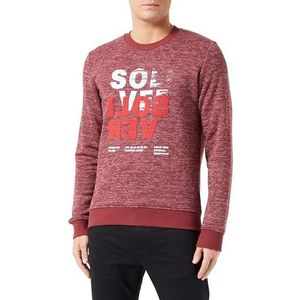 s.Oliver Heren sweatshirt met rubberen Wording Print, 39D1, M